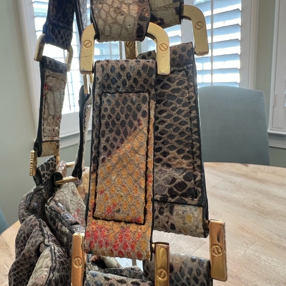 Tory Burch Snakeskin Shoulder Bag - Picture 9 of 15